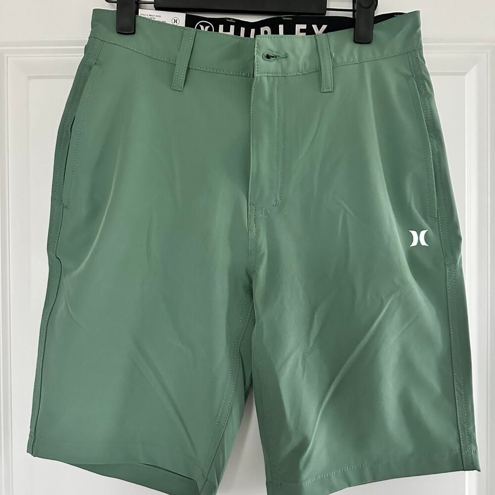 Hurley Green All Day Hybrid Board Shorts Men’s 28 New
